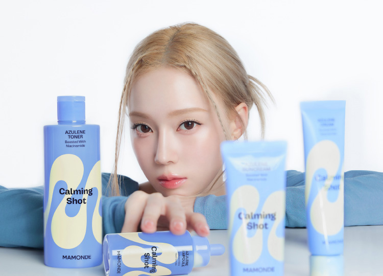 마몽드 카밍 샷 아줄렌 라인: 토너, 흔적 수분앰플, 크림, 선크림, 앰플 마스크팩