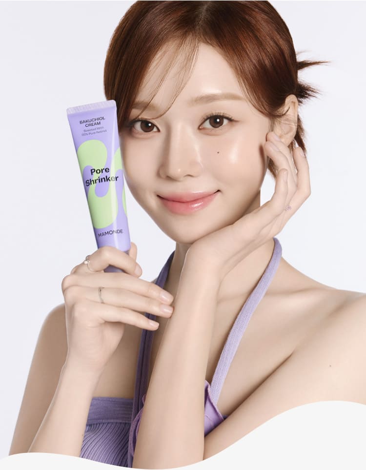 마몽드, 포어 슈링커 바쿠치올 크림을 들고 있는 윈터